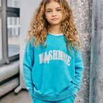 Komplet dresowy MASHMNIE BLUZA I SPODNIE Farbowane turkusowe