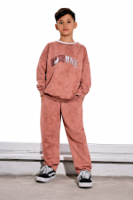 Komplet dresowy MASHMNIE BLUZA I SPODNIE Farbowane RUDE - obrazek 2