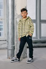 BLUZA mashmnie ROZPINANA żółta w paski - obrazek 4