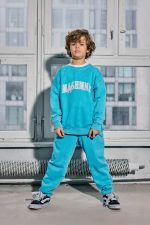 Komplet dresowy MASHMNIE BLUZA I SPODNIE Farbowane Turkusowy