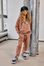 Komplet dresowy MASHMNIE BLUZA I SPODNIE Farbowane RUDE - obrazek 3