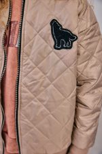 KURTKA PIKOWANA WOLF BEŻOWA - obrazek 3