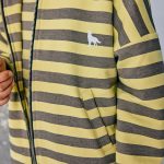 BLUZA mashmnie ROZPINANA żółta w paski