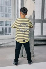 BLUZA mashmnie ROZPINANA żółta w paski - obrazek 2