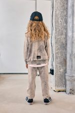 Komplet dresowy MASHMNIE BLUZA I SPODNIE Farbowane szaro-beżowe - obrazek 4