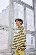 Bluza z kapturem MASHMNIE Żółta w paski - obrazek 2