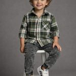 Koszula w kratę Zieloną - MIMI