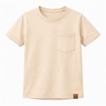 T-shirt z kieszonką BEŻOWA- MIMI