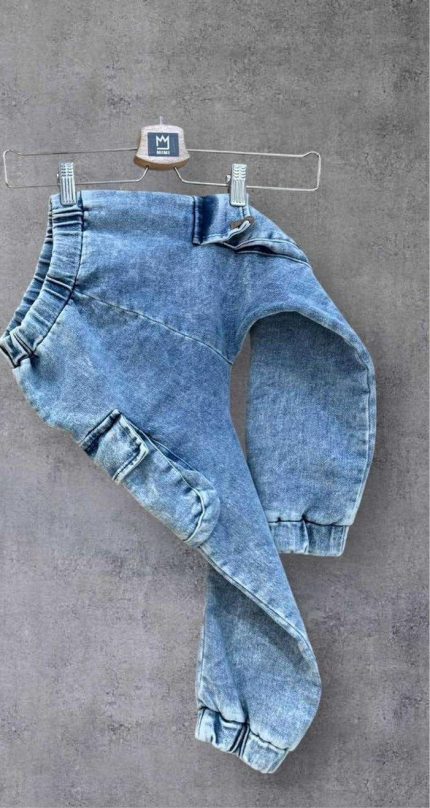 Dekatyzowane Bojówki MIMI- Niebieskie