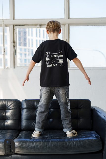 Czarny t-shirt  IT'S GONNA BE OK