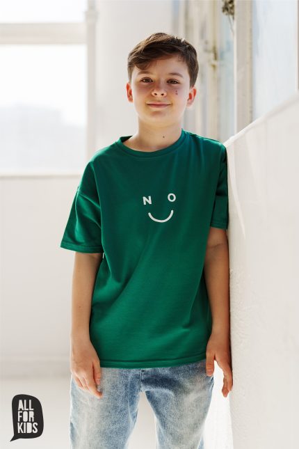 Butelkowa zieleń t-shirt NO