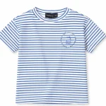 T-shirt bawełniany - Niebieski pasiak