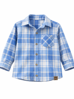 Koszula w kratę Błękitną- MIMI