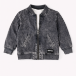 Bluza dekatyzowana- Bomberka czarna