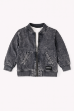 Bluza dekatyzowana- Bomberka czarna