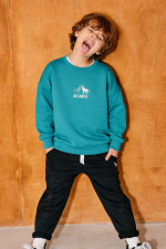 Bluza MORSKA Wolf bez kaptura  - MASHMNIE