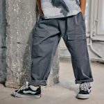 SPODNIE Grafitowe Cargo - MASHMNIE