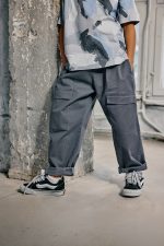 SPODNIE Grafitowe Cargo - MASHMNIE