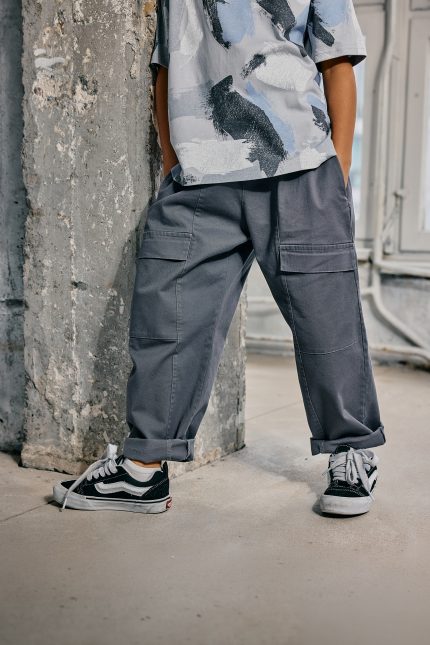 SPODNIE Grafitowe Cargo - MASHMNIE