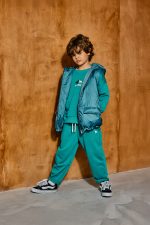 SPODNIE DRESOWE Luźniejsze MASHMNIE - Morskie - obrazek 4