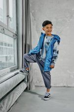 SPODNIE DRESOWE Luźniejsze MASHMNIE Szare - obrazek 4