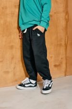 SPODNIE DRESOWE Luźniejsze MASHMNIE - Czarne