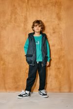 SPODNIE DRESOWE Luźniejsze MASHMNIE - Czarne - obrazek 3