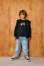 SPODNIE Niebieskie z kieszeniami MASHMNIE - obrazek 3