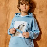 Bluza z kapturem Błękitna MASHMNIE