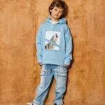 SPODNIE Niebieskie z kieszeniami MASHMNIE