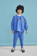 Dresowe spodnie NIEBIESKA - obrazek 3