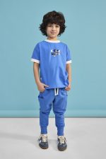 T-shirt Niebieski Lose Bluzz - obrazek 2