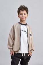 Bomberka BEŻOWA z zamkiem  - Lose Bluzz - obrazek 2