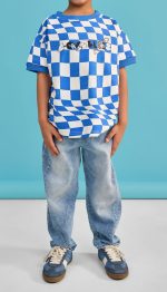 SPODNIE Niebieskie - LUŹNY KRÓJ