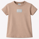 T-shirt bawełniany -Beżowy