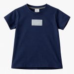 T-shirt bawełniany -Granatowy