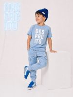 T-shirt dekatyzowany - BŁĘKITNY - obrazek 3