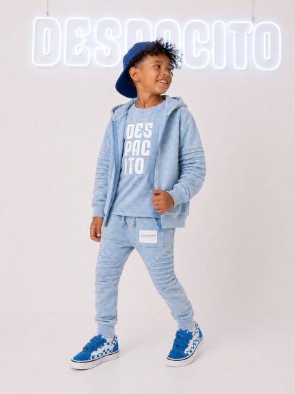 Bluza Despacito – błękitna dekatyzowana