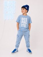 T-shirt dekatyzowany - BŁĘKITNY - obrazek 4