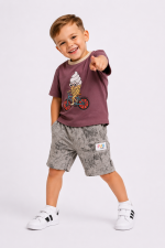 Spodenki dziecięce FunKids – marmurek - obrazek 3