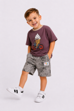 Spodenki dziecięce FunKids – marmurek - obrazek 2