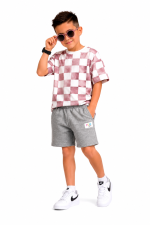 FUNKIDS -Spodenki chłopięce - szare