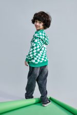 Bluza SZACHOWNICA - Zielona - obrazek 3