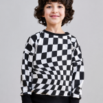 Bluza SZACHOWNICA - CZARNA