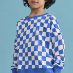 Bluza SZACHOWNICA - Niebieska